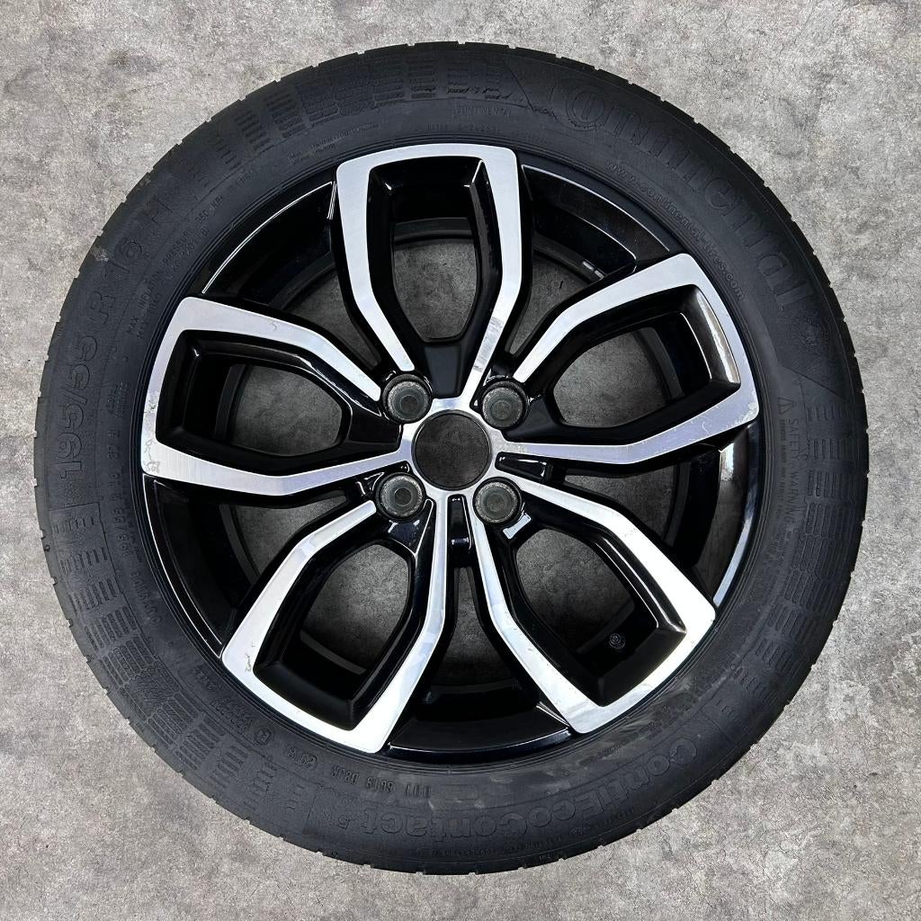 16 inch originele velgen + zomerbanden Renault Clio 4, Auto-onderdelen, Banden en Velgen, Gebruikt, 16 inch, Banden en Velgen