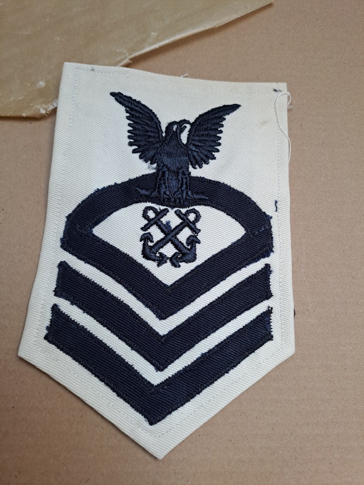 Vintage US Navy Chief Petty Officer Embleem, Verzamelen, Amerika, Onbekend, Ophalen of Verzenden, Onbekend