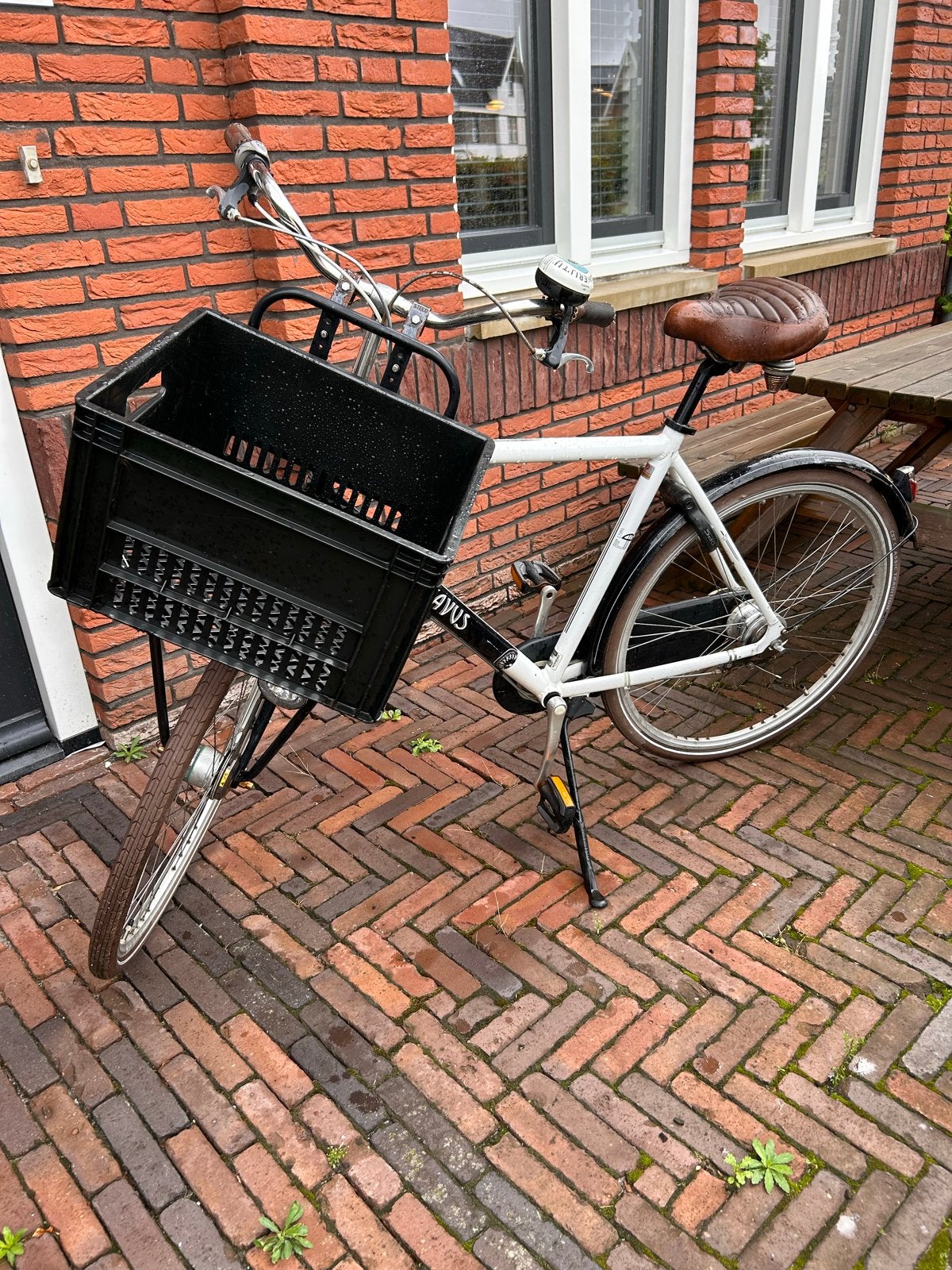 Batavus transportfiets met krat - Gebruikt, Ophalen, Gebruikt, Batavus, Versnellingen