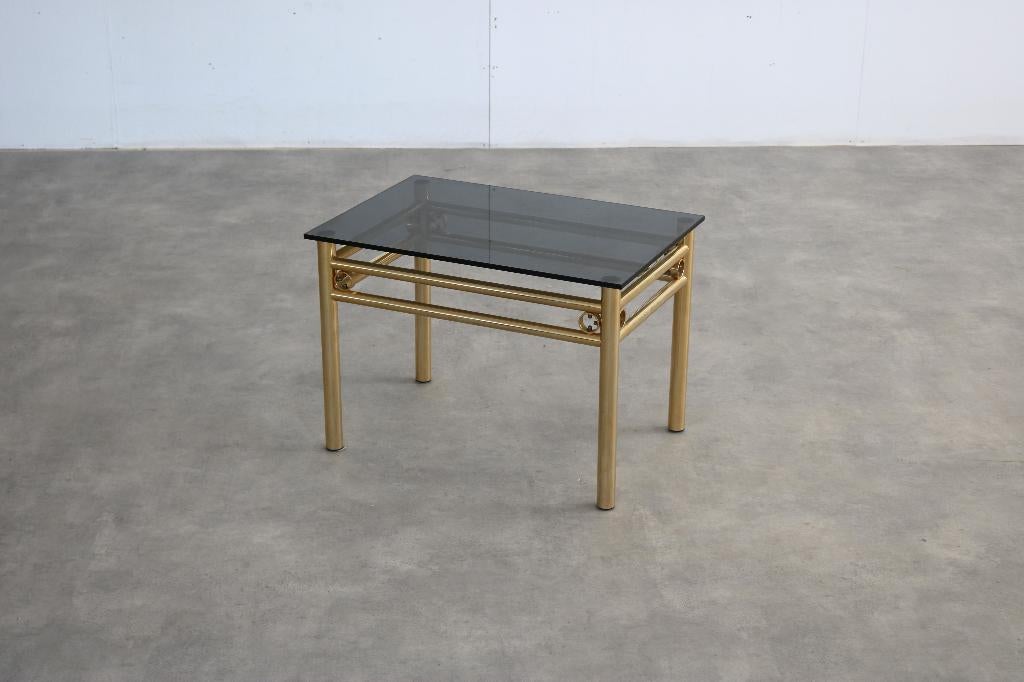 vintage bijzettafel | sidetable | Zweeds, Gebruikt, 100 tot 150 cm, ., Ophalen of Verzenden