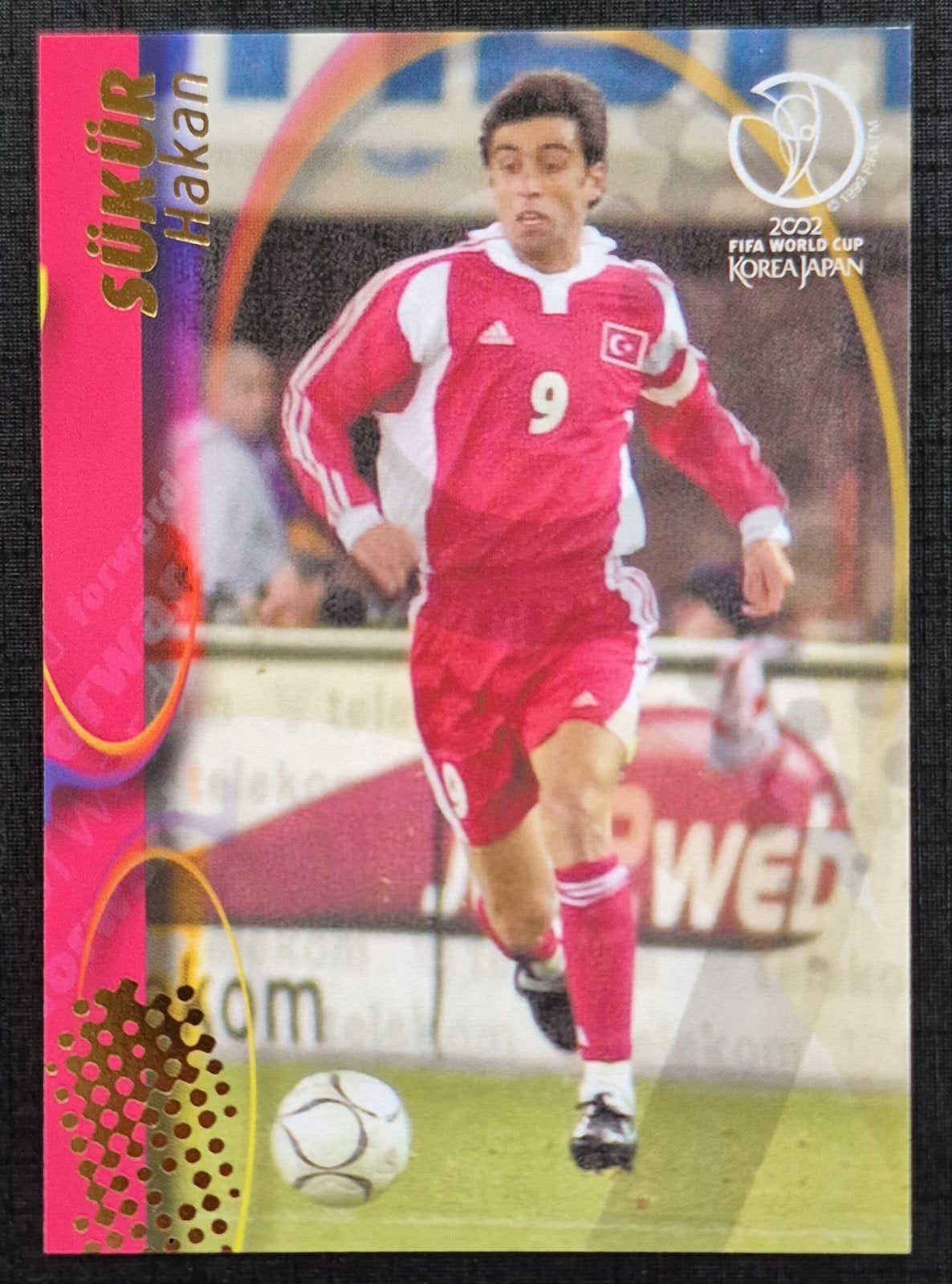 Panini Hakan Sükür - Turkije, WK 2002, Ophalen of Verzenden, Zo goed als nieuw, Plaatje