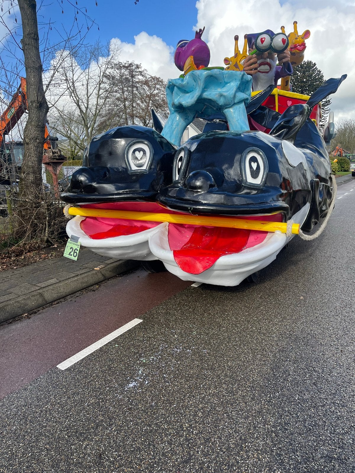 Carnavalspoppen Orka's - Unieke blikvangers voor optocht, Ophalen, Gebruikt, Overige typen, Carnaval