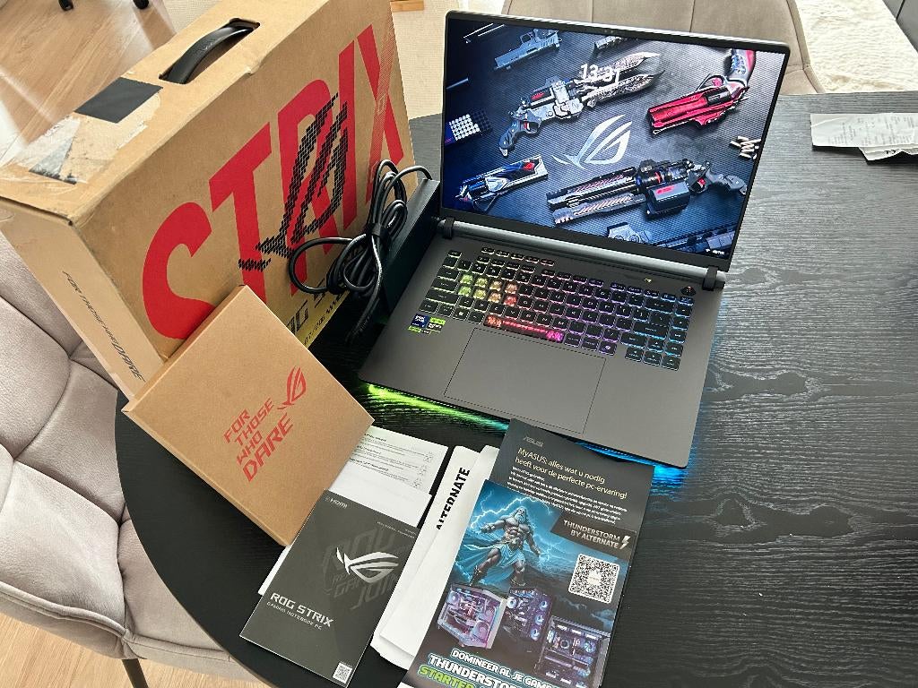 ASUS ROG Strix G16 | Ultra 9 275HX | RTX 5070Ti | 32GB RAM, Computers en Software, Windows Laptops, Met videokaart, Asus, Ophalen of Verzenden
