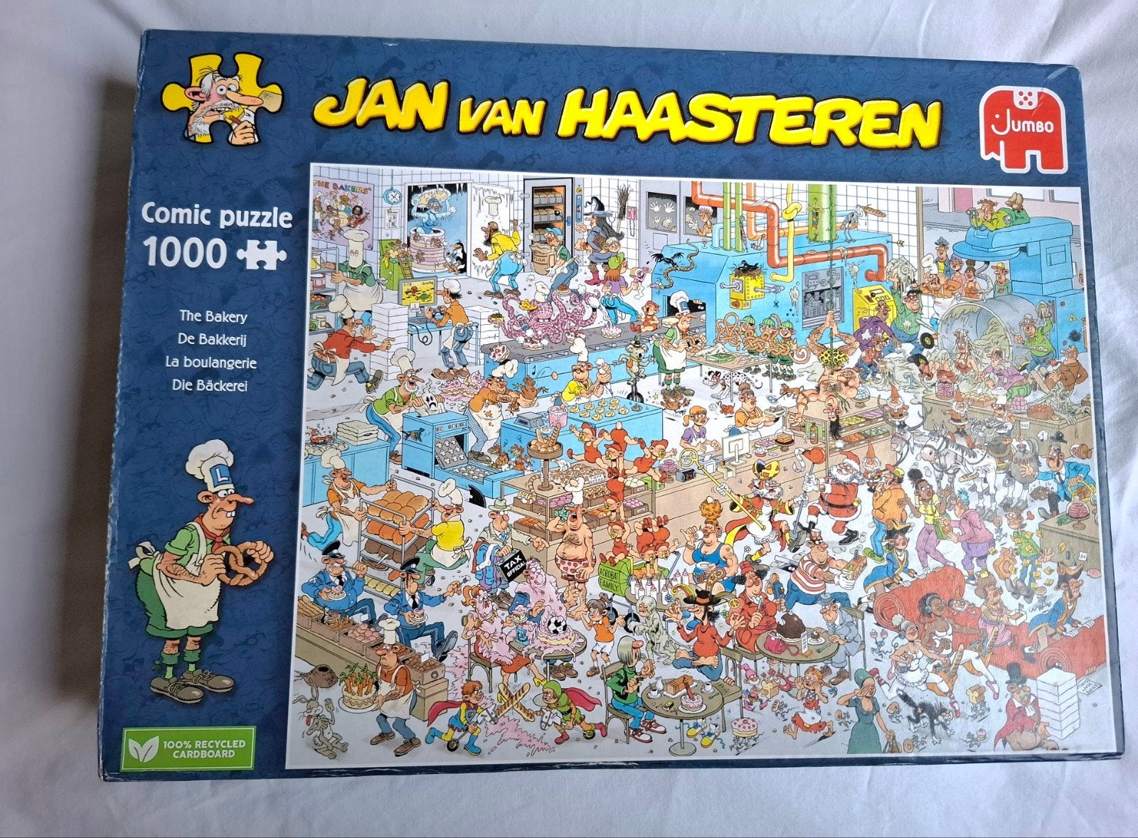 Jan van Haasteren puzzel De Bakkerij, Ophalen of Verzenden, 500 t/m 1500 stukjes, Zo goed als nieuw