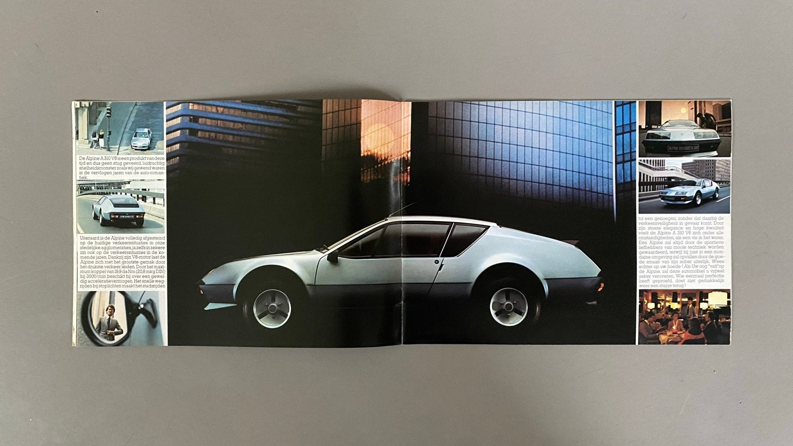 Renault Alpine A310 V6 Brochure Ned Zeldzaam Collecters Item, Ophalen of Verzenden, Gelezen, Renault