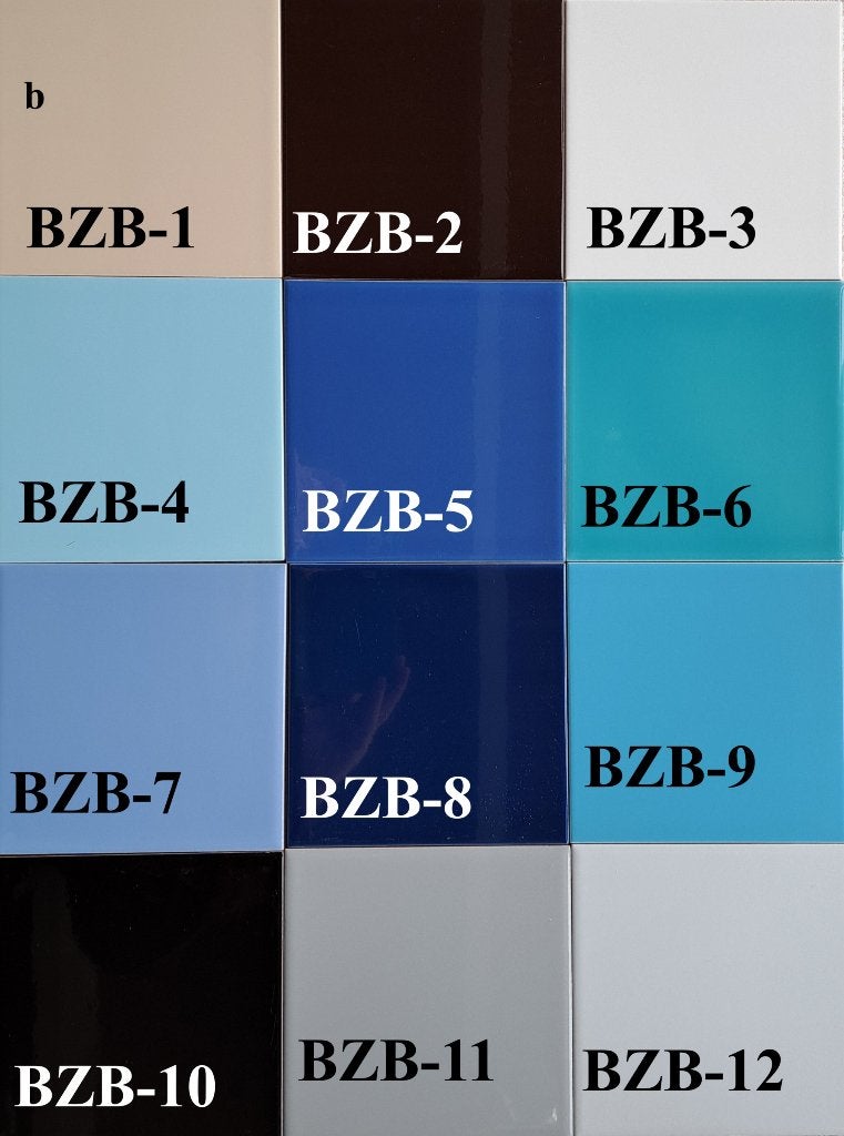 15x15cm, wandtegels, Blauw-zw-grijs-wit-bruin, 1,25 per stuk, Overige thema's, Nieuw, Meerkleurig, Ophalen of Verzenden