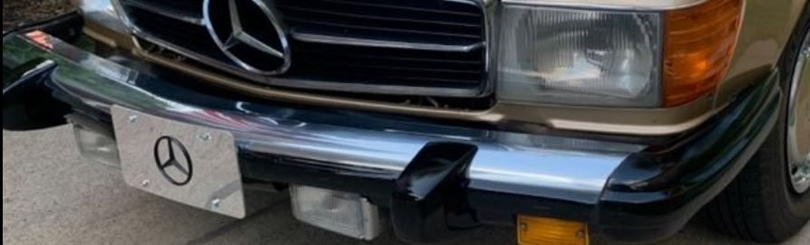 Mercedes R107 Bumpers USA Compleet (koopje), Ophalen, Gebruikt, Mercedes-Benz