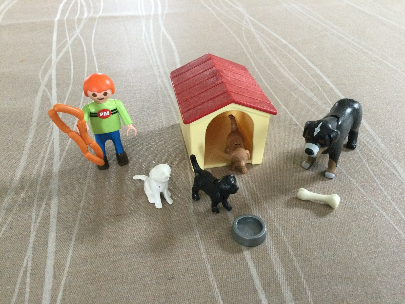 Playmobil honden familie., Ophalen of Verzenden, Zo goed als nieuw