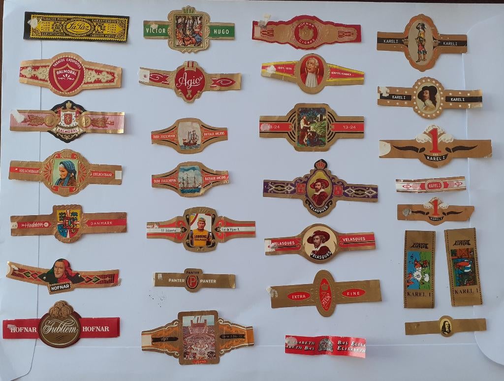 Sigarenbandjes diverse merken, Ophalen of Verzenden, Zo goed als nieuw, Sigarenbandjes