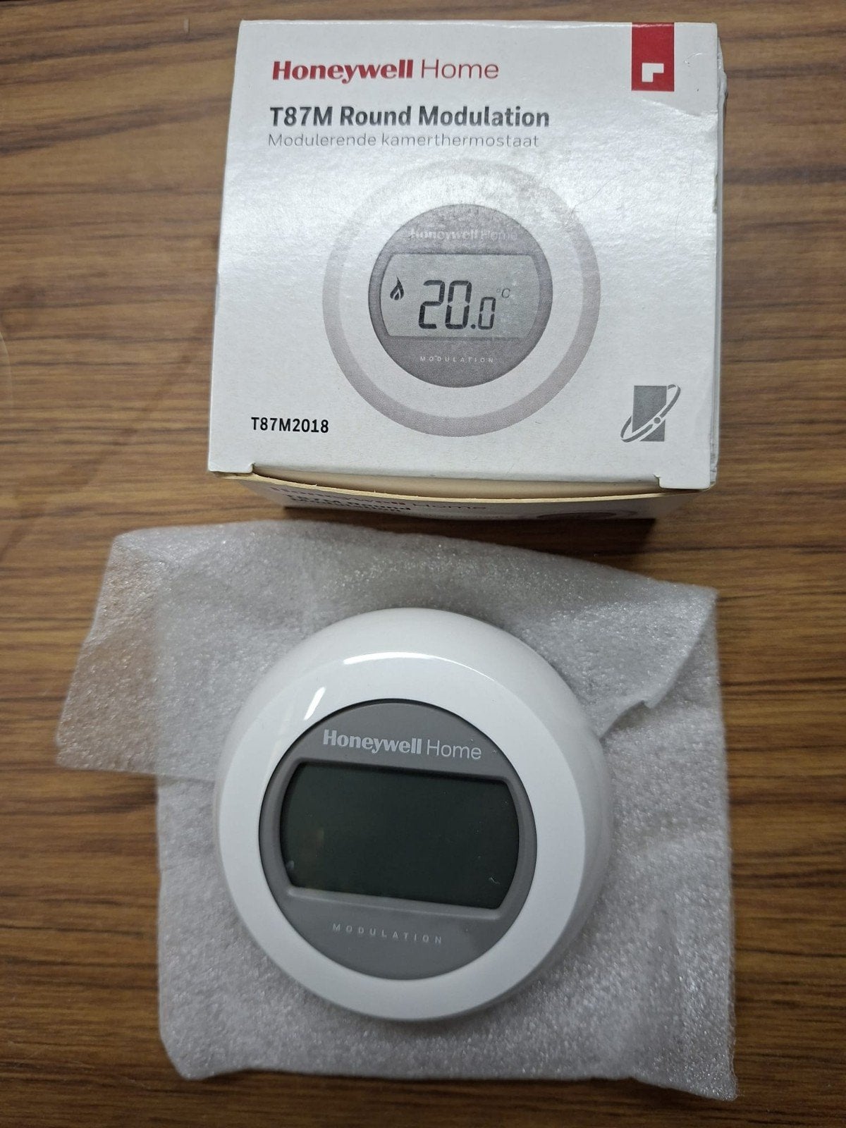 Honeywell Home T87M Round Modulatie Kamerthermostaat, Doe-het-zelf en Verbouw, Ophalen of Verzenden, Nieuw