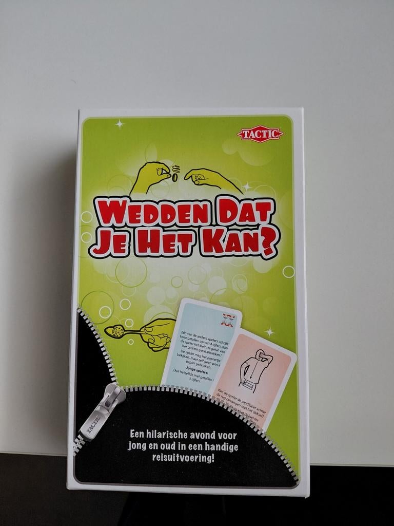 Wedden Dat Je Het Kan? - Hilarisch Reisspel van Tactic, Vijf spelers of meer, Ophalen of Verzenden, Nieuw, Tactic