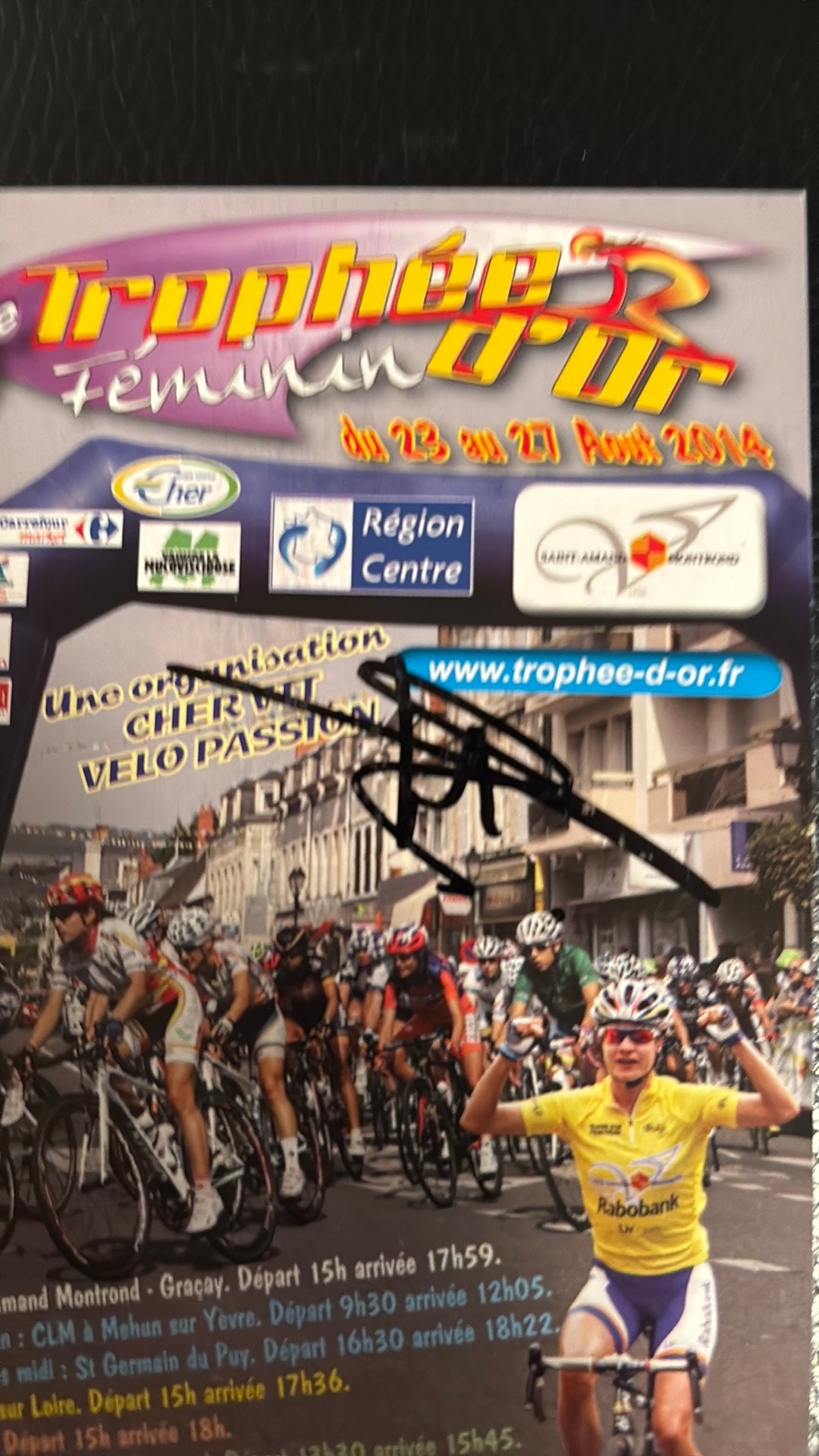 Wielrennen legende MARIAN VOS 2014 kaart echte handtekening, Verzamelen, Verzenden, Overige sporten, Spelerskaart