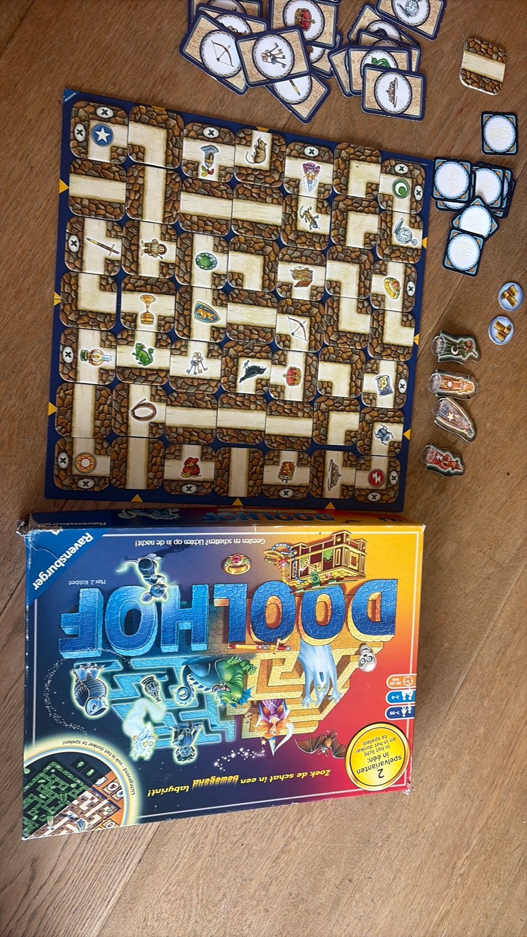 Doolhof Ravensburger, Hobby en Vrije tijd, Gezelschapsspellen | Bordspellen, Vijf spelers of meer, Ophalen, Gebruikt