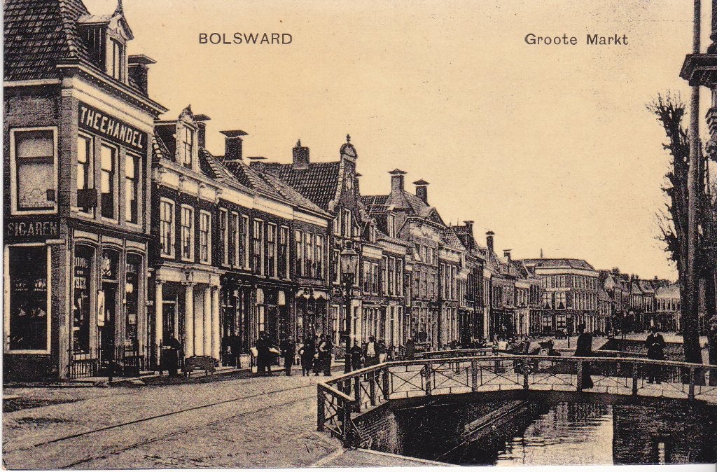 BOLSWARD GROOTE MARKT, Ophalen of Verzenden, Voor 1920, Noord-Brabant