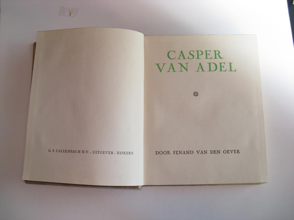Casper van Adel door Fernand van den Oever, Boeken, Ophalen of Verzenden, Gelezen