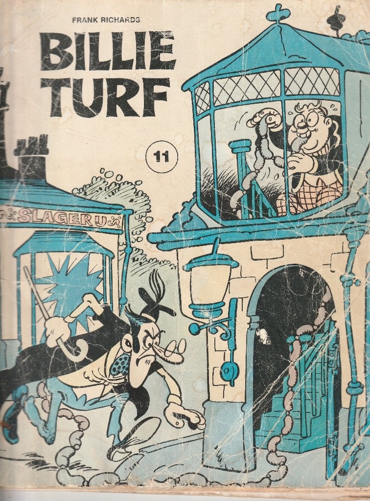 Billy turf heel oud niet mooi wel compleet, Boeken, Eén stripboek, Ophalen of Verzenden, Gelezen