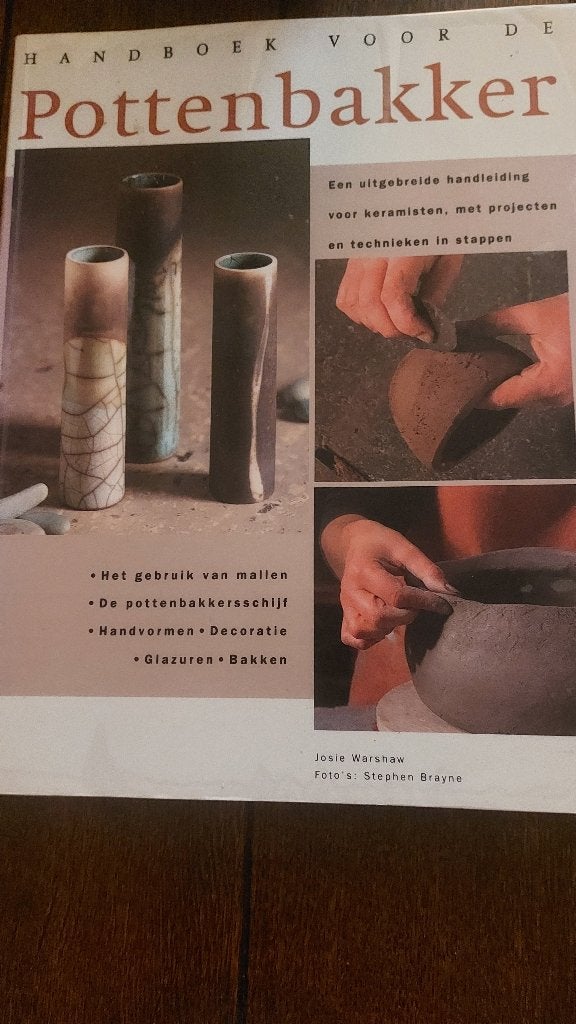 Handboek voor de pottenbakker- Warshaw, Boeken, Ophalen of Verzenden, Zo goed als nieuw, Kleien en Boetseren