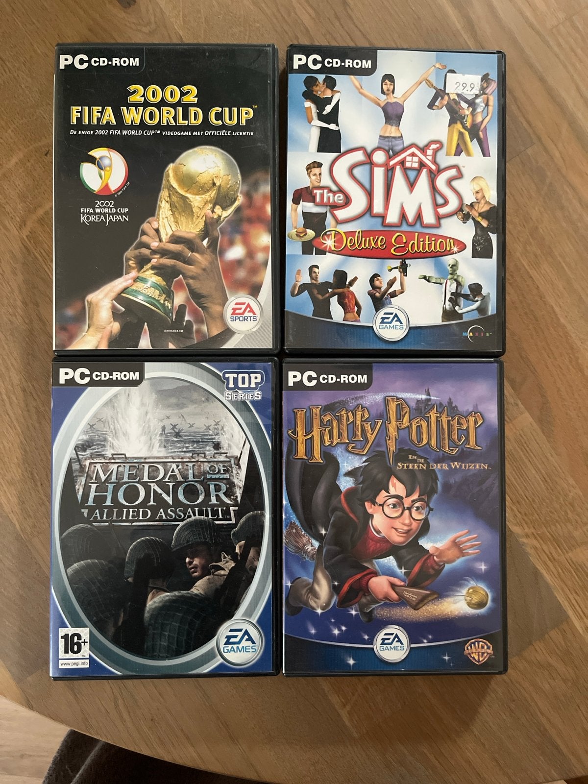 PC CD-ROM Games: FIFA, The Sims, Medal of Honor, Harry Potte, Gebruikt, Overige genres, 1 speler, Eén computer