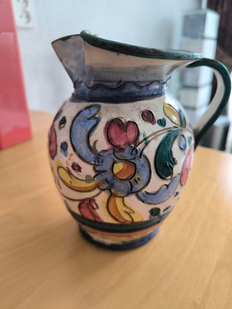Vintage Italiaans vaasje majolica, Ophalen