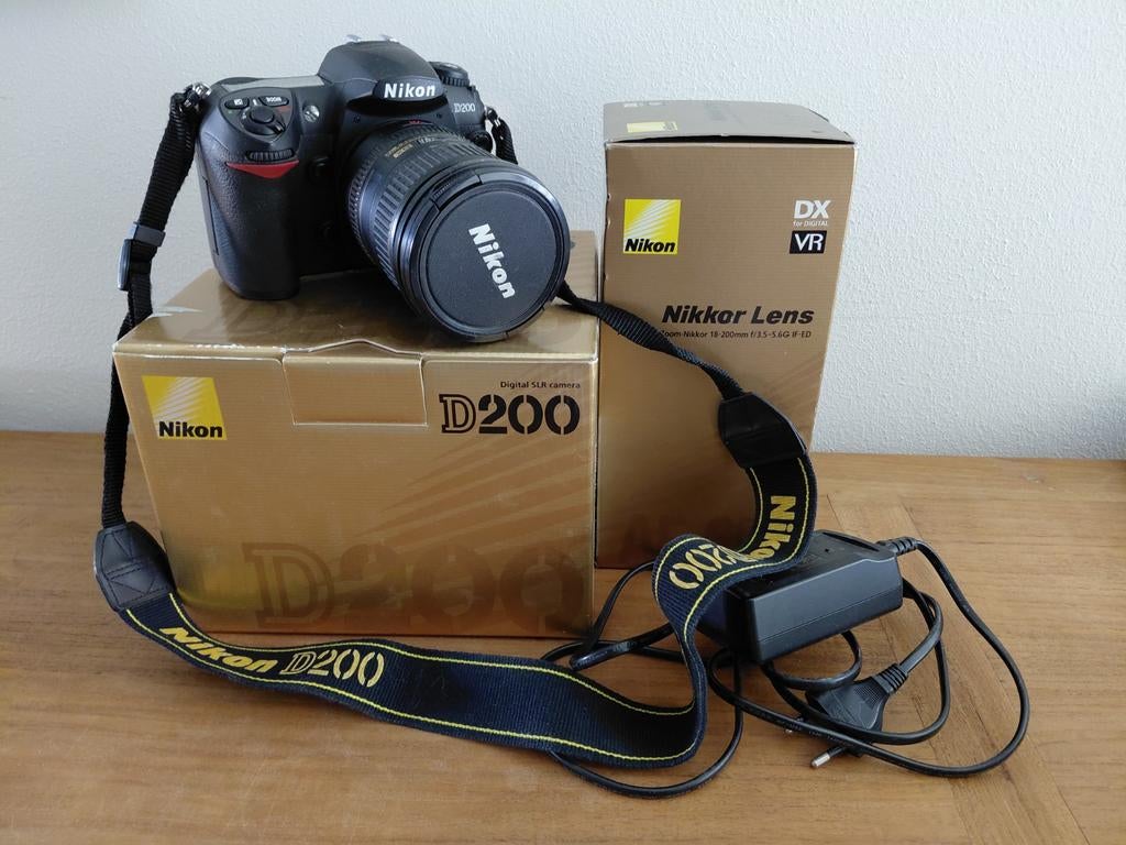 Nikon D200 spiegelreflexcamera + Nikkor 18-200mm VR lens, Audio, Tv en Foto, Fotocamera's Digitaal, Gebruikt, Spiegelreflex, Ophalen of Verzenden