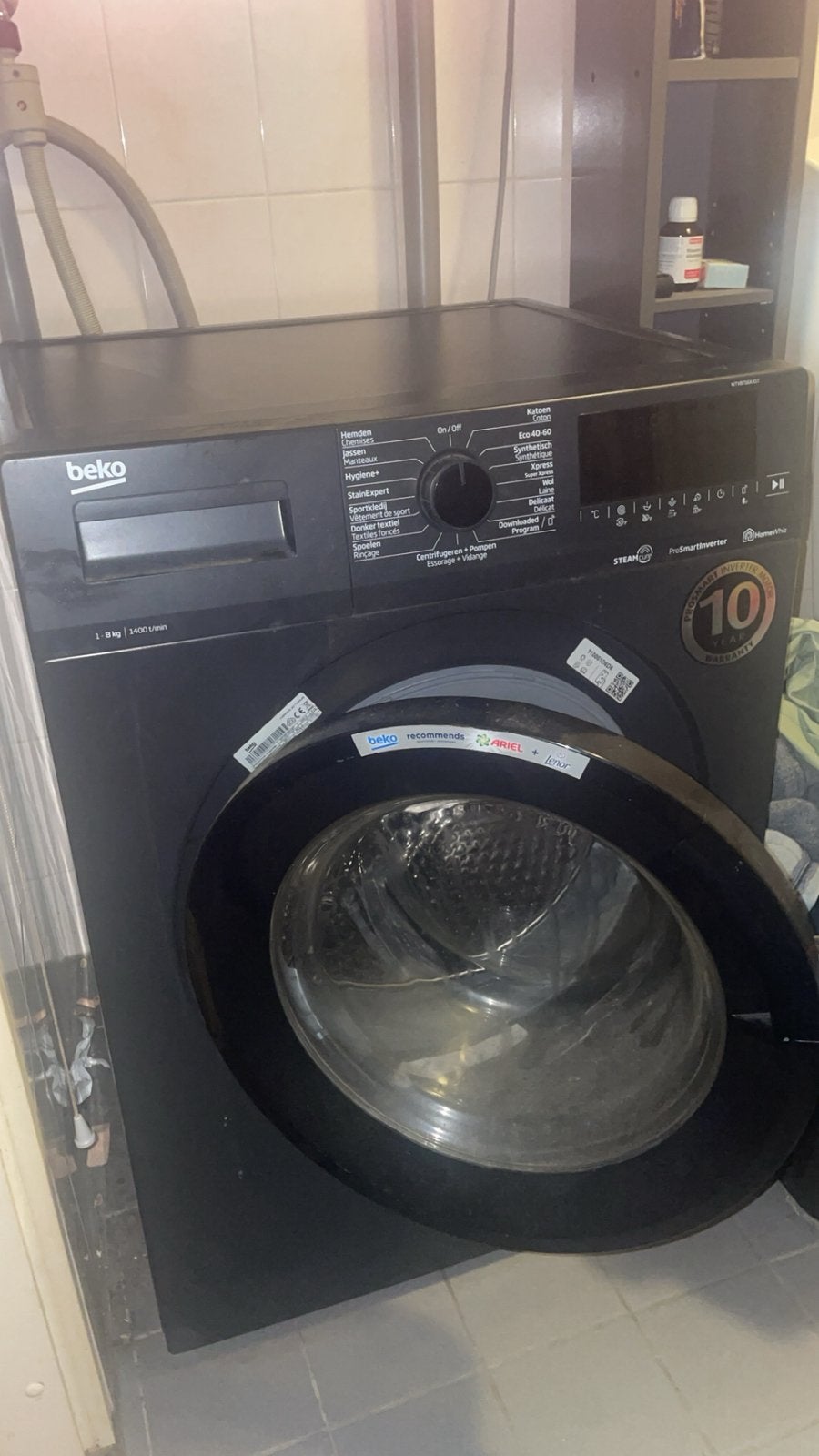 Beko wasmachine, Minder dan 85 cm, Ophalen of Verzenden, Zo goed als nieuw, 1200 tot 1600 toeren