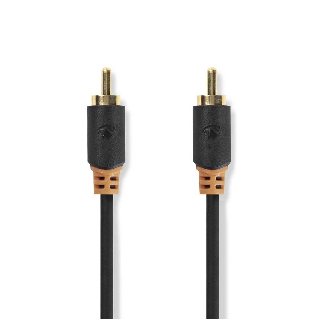 Nedis coaxiale digitale audiokabel (tulp/RCA) – 2 meter, Audio, Tv en Foto, Audiokabels en Televisiekabels, Ophalen of Verzenden