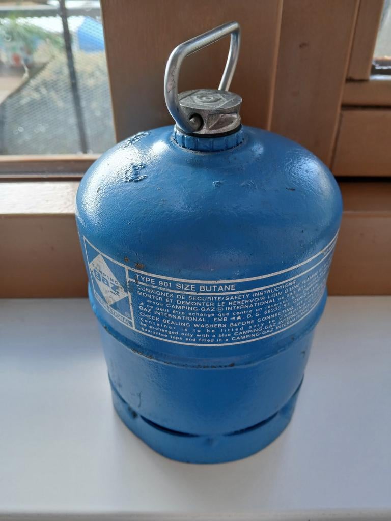 Camping gasfles type 901 leeg navulling, Ophalen of Verzenden