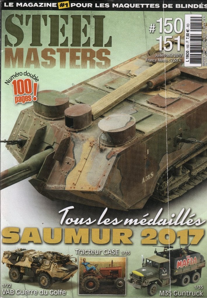 steelmasters No 150-151 Blindes et modelisme militare, Overige merken, Auto, Verzenden, Groter dan 1:32