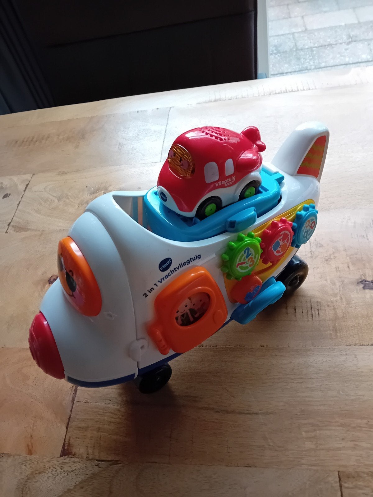 Vtech 2 in 1 Vrachtvliegtuig, Ophalen of Verzenden, Zo goed als nieuw, 6 maanden tot 2 jaar