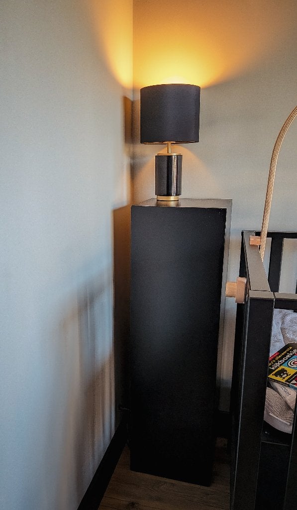 Zwarte zuil, Huis en Inrichting, Woonaccessoires | Zuilen en Pilaren, Ophalen, Gebruikt