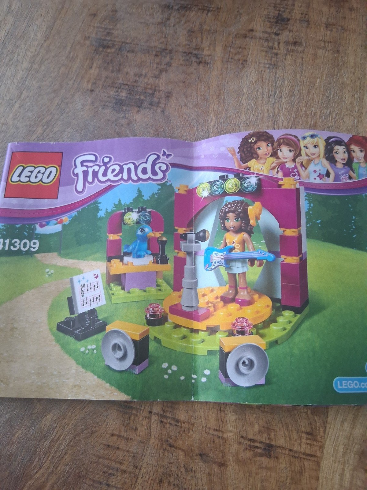 lego friends 41309 anderea"s muzikale duet., Ophalen of Verzenden, Zo goed als nieuw