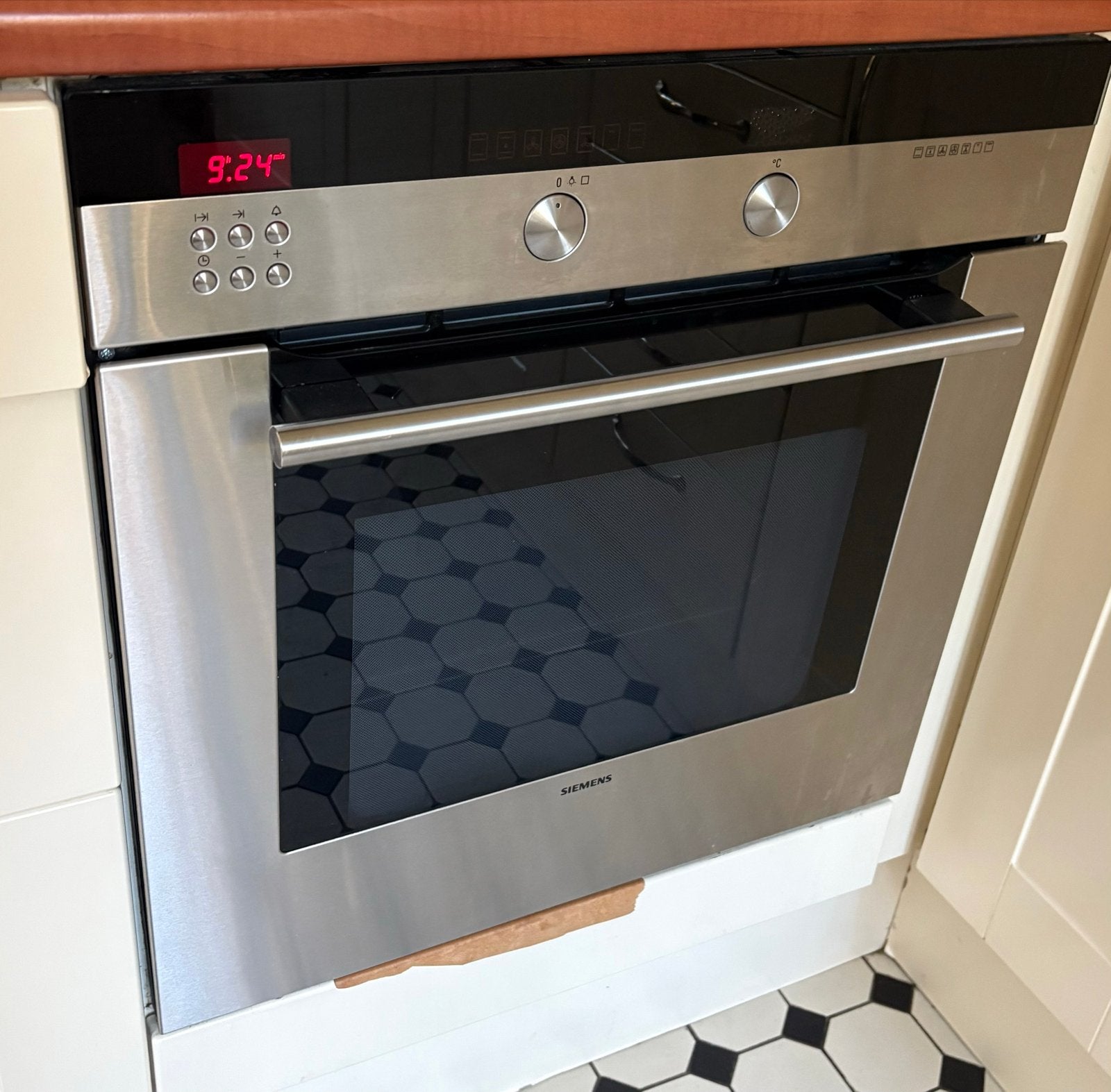 Siemens HB48155/02 Inbouw Heteluchtoven - RVS, Ophalen, Gebruikt, Hete lucht, Siemens