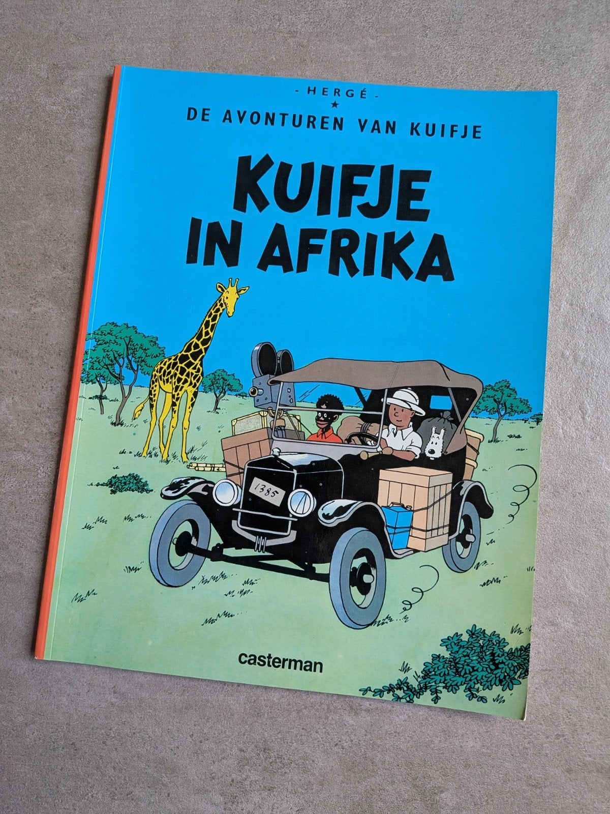 Kuifje in Afrika - Hergé (1974) - Nieuwstaat, Boeken, Eén stripboek, Ophalen of Verzenden, Nieuw, Hergé
