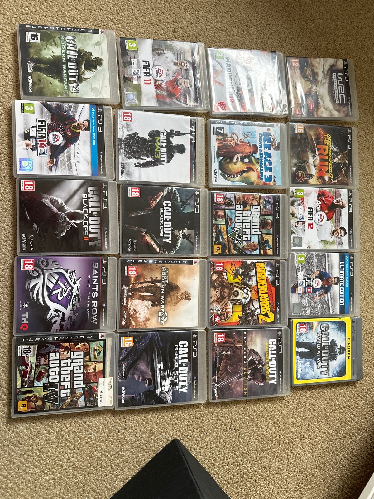 Grote collectie PS3 games: Call of Duty, FIFA, GTA en meer, Spelcomputers en Games, Ophalen, Online, Gebruikt, Vanaf 18 jaar