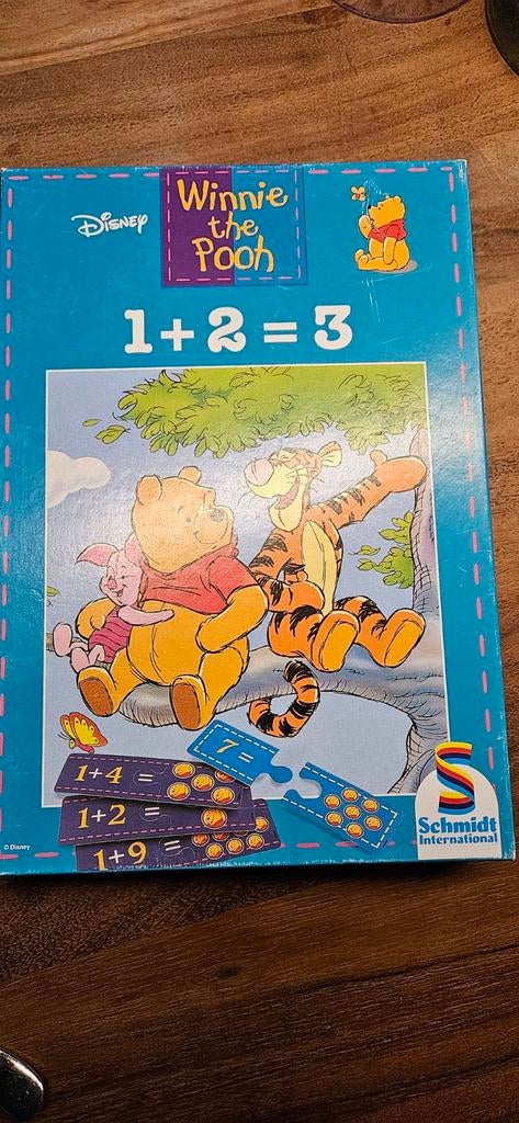 winnie de poeh 1+2=3, Kinderen en Baby's, Speelgoed | Educatief en Creatief, Ophalen of Verzenden, Zo goed als nieuw, Rekenen