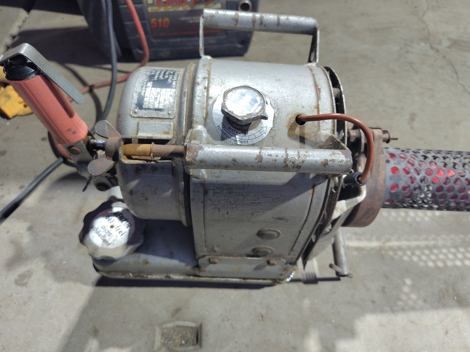 benzine kachel voor Unimog 24volt, Ophalen