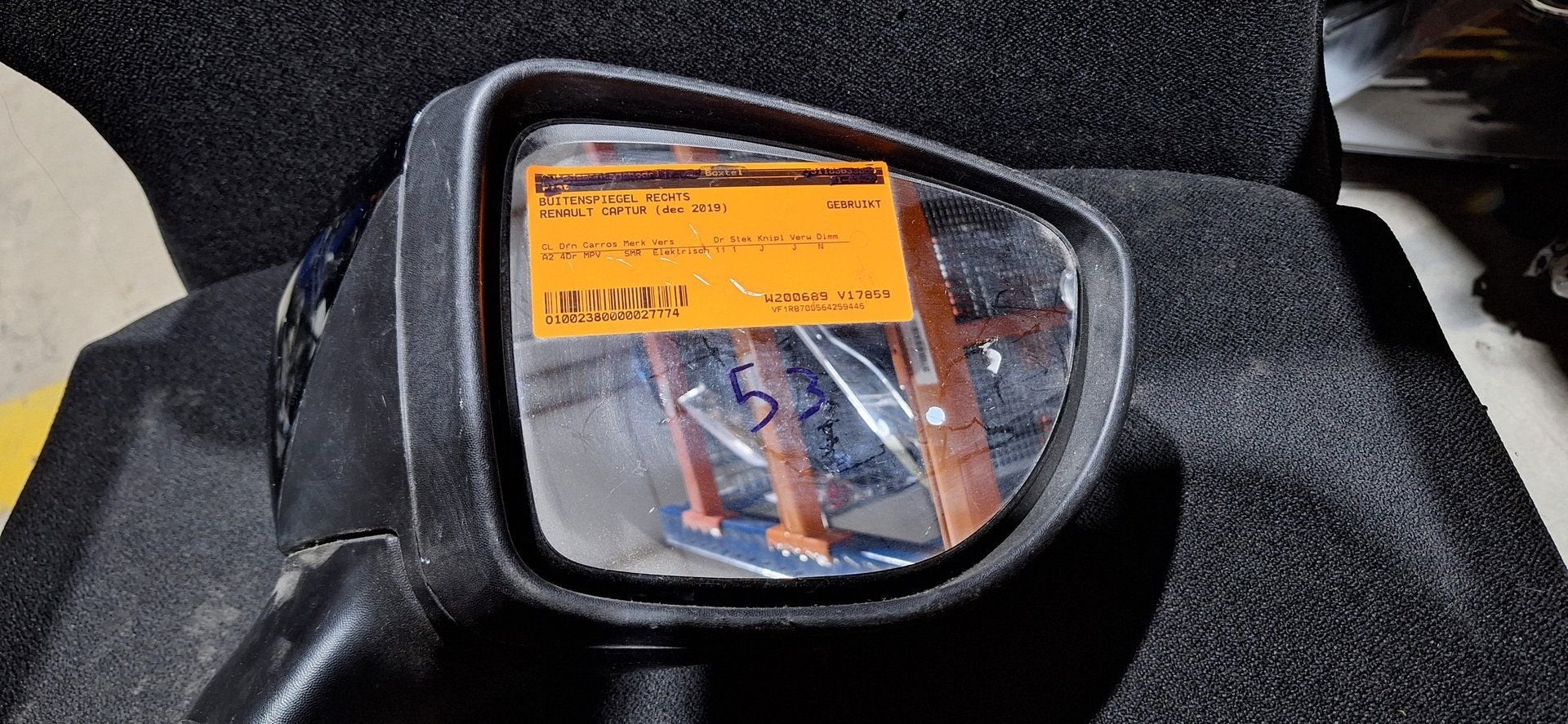 buitenspiegel rechter Renault Megane (Megane IV) uit het bou, Gebruikt, -, -, Ophalen of Verzenden
