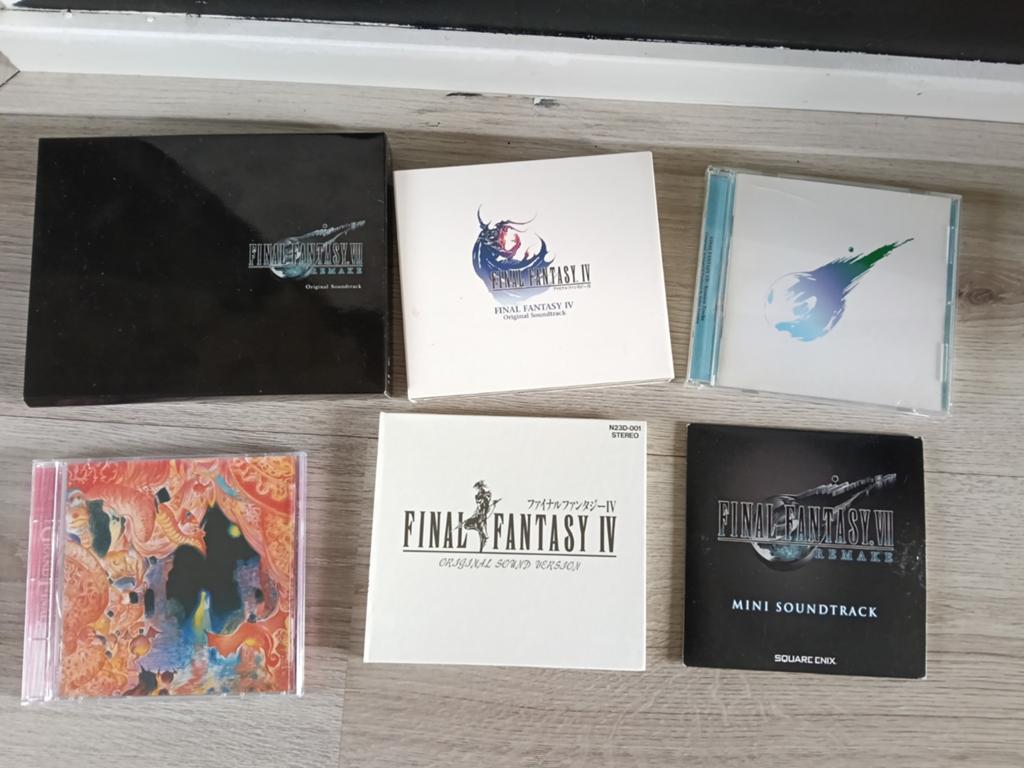 Soundtracks Final Fantasy 7 remake IV VI Reunion CD, 1 speler, Ophalen of Verzenden, Zo goed als nieuw, Role Playing Game (Rpg)