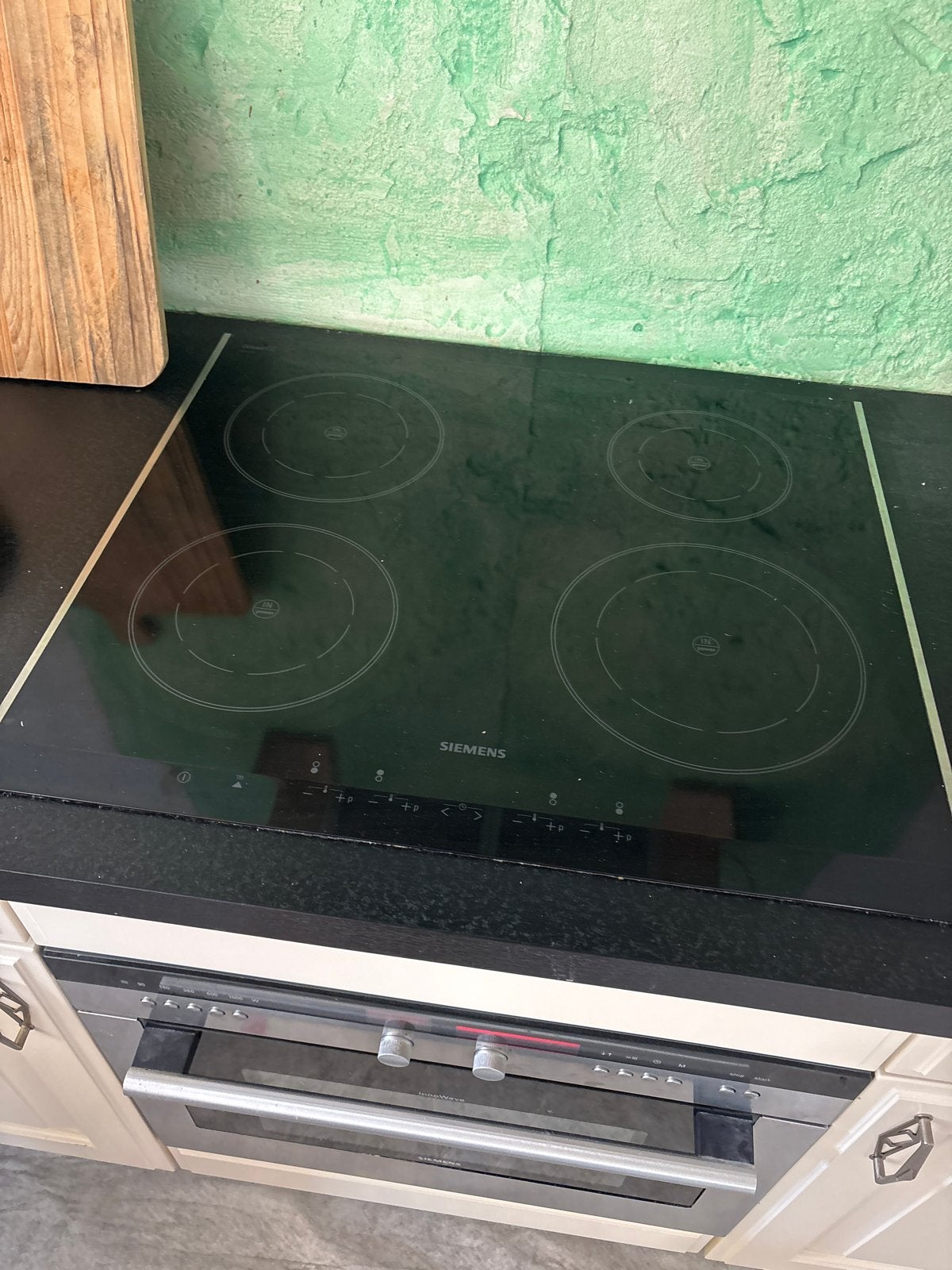 Siemens Keramische Kookplaat - 4 Kookzones, Gebruikt, Keramisch, Inbouw, 4 kookzones