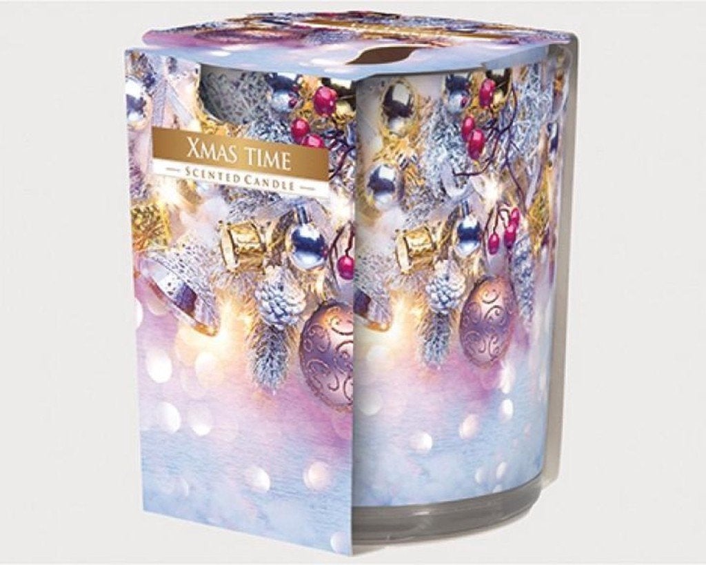 Geurkaars motiefglas Xmas, Diversen, Ophalen of Verzenden, Nieuw
