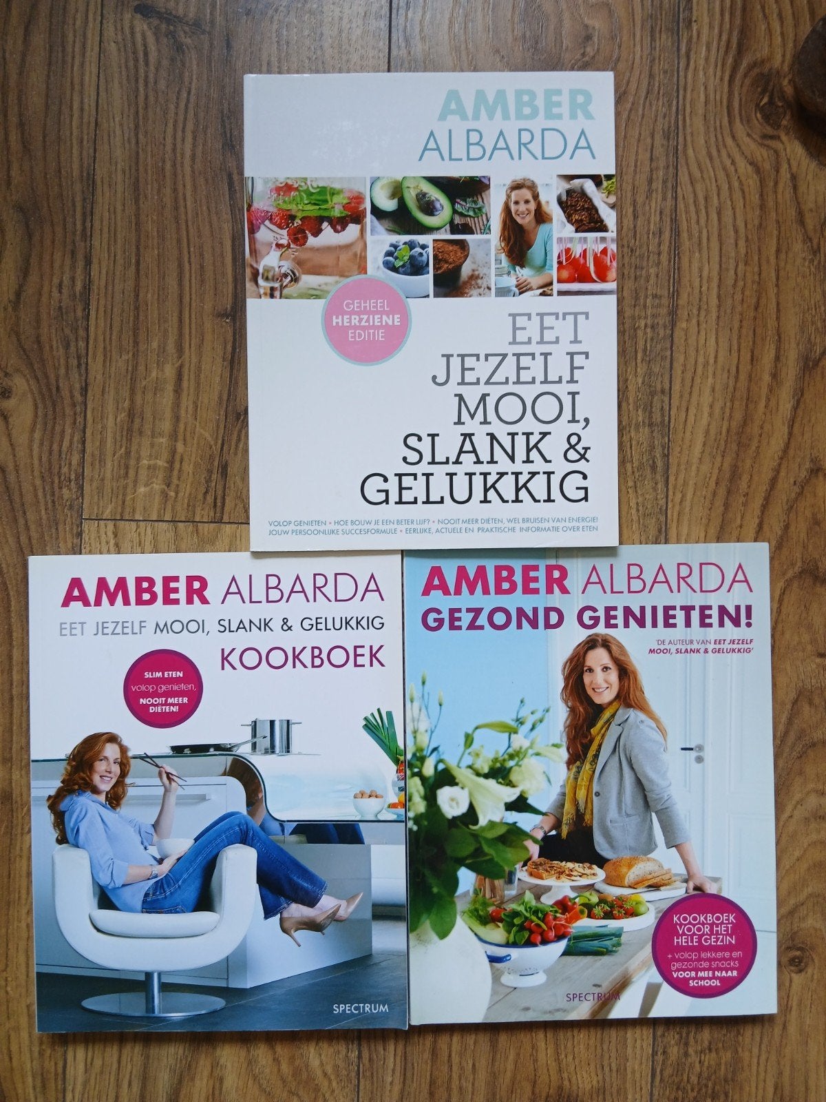 Amber Albarda, 3 boeken, Ophalen of Verzenden, Zo goed als nieuw, Dieet en Voeding, Amber Albarda