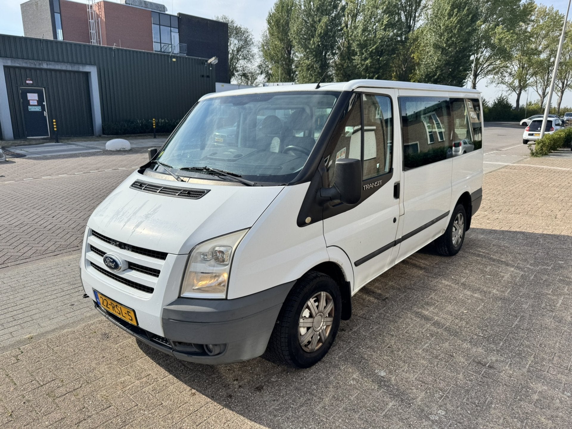 Ford Transit Kombi 300S 2.2 TDCI SHD*Airco*9-Persoons*, Auto's, Euro 5, 86 pk, Gebruikt, Wit