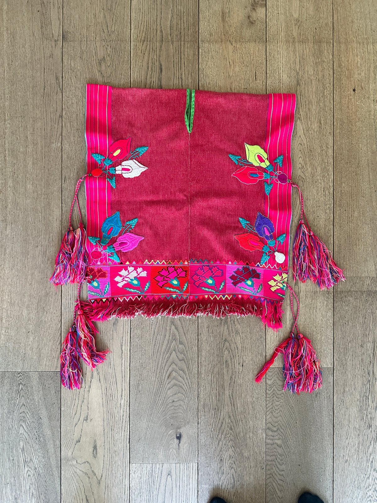Originele Mexicaanse poncho, Ophalen of Verzenden, Zo goed als nieuw, 110 t/m 116, Jongen of Meisje