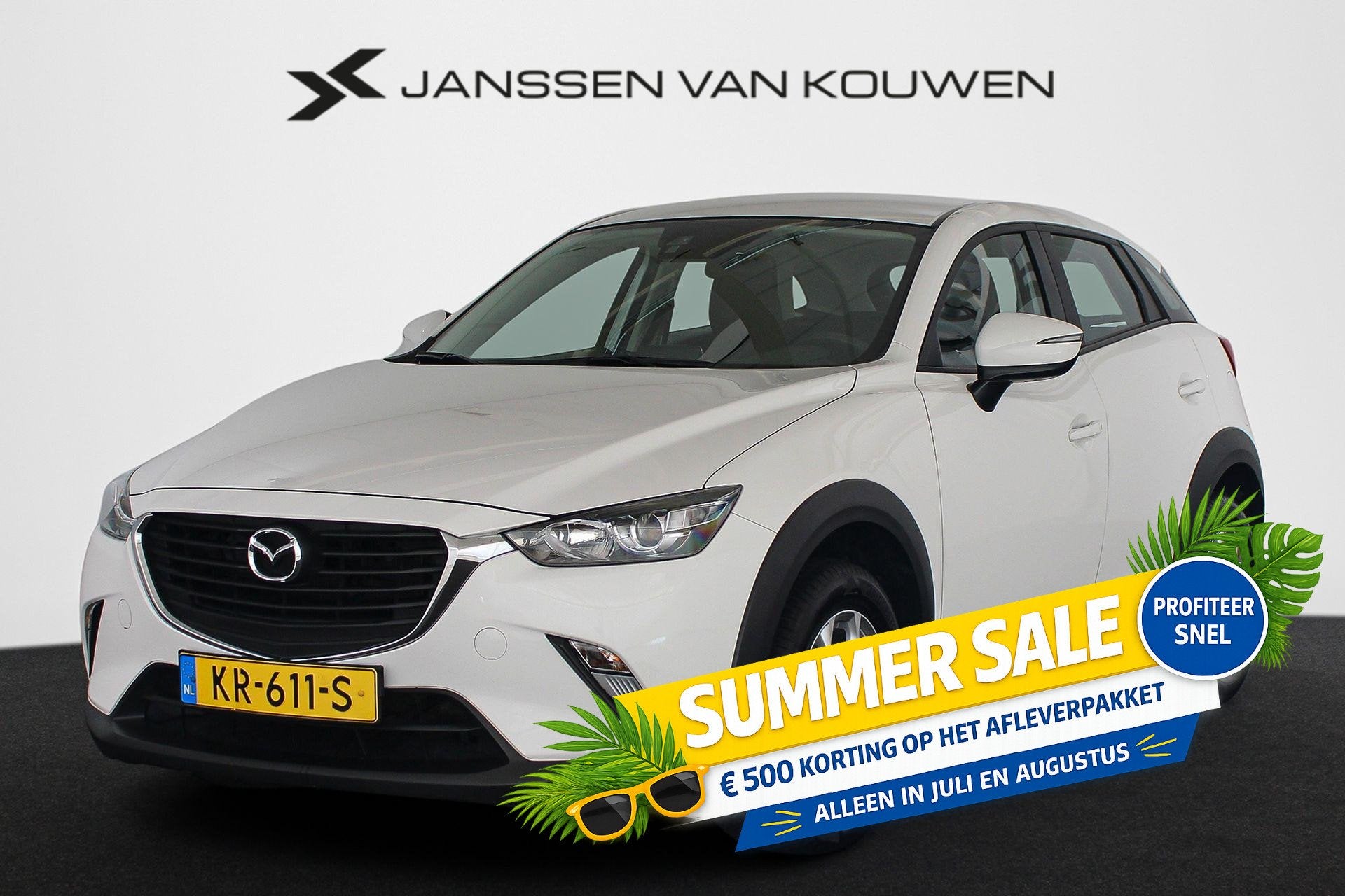 Mazda CX-3 2.0 SkyActiv-G 120 TS 1e Eigenaresse Cllimate Con, Voorwielaandrijving, 1998 cc, Stof, Gebruikt