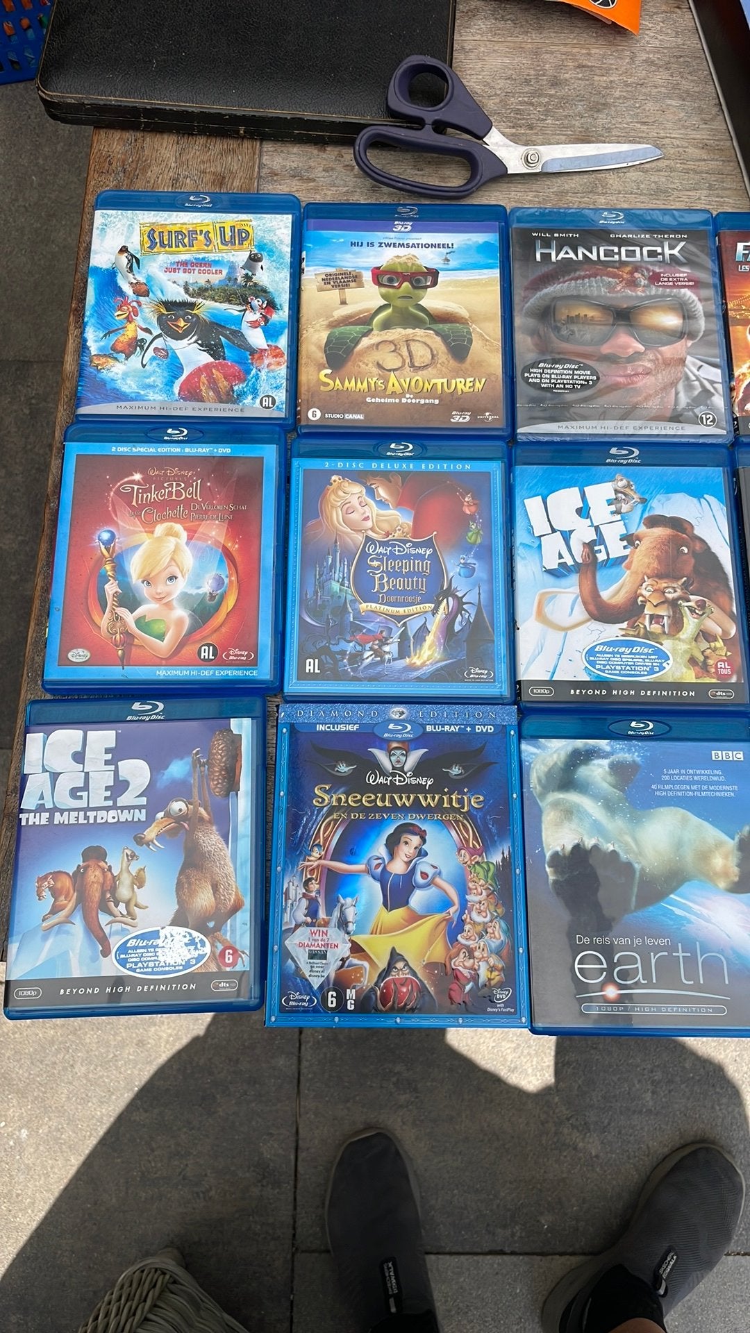 Te koop blu ray dvds, Ophalen, Zo goed als nieuw