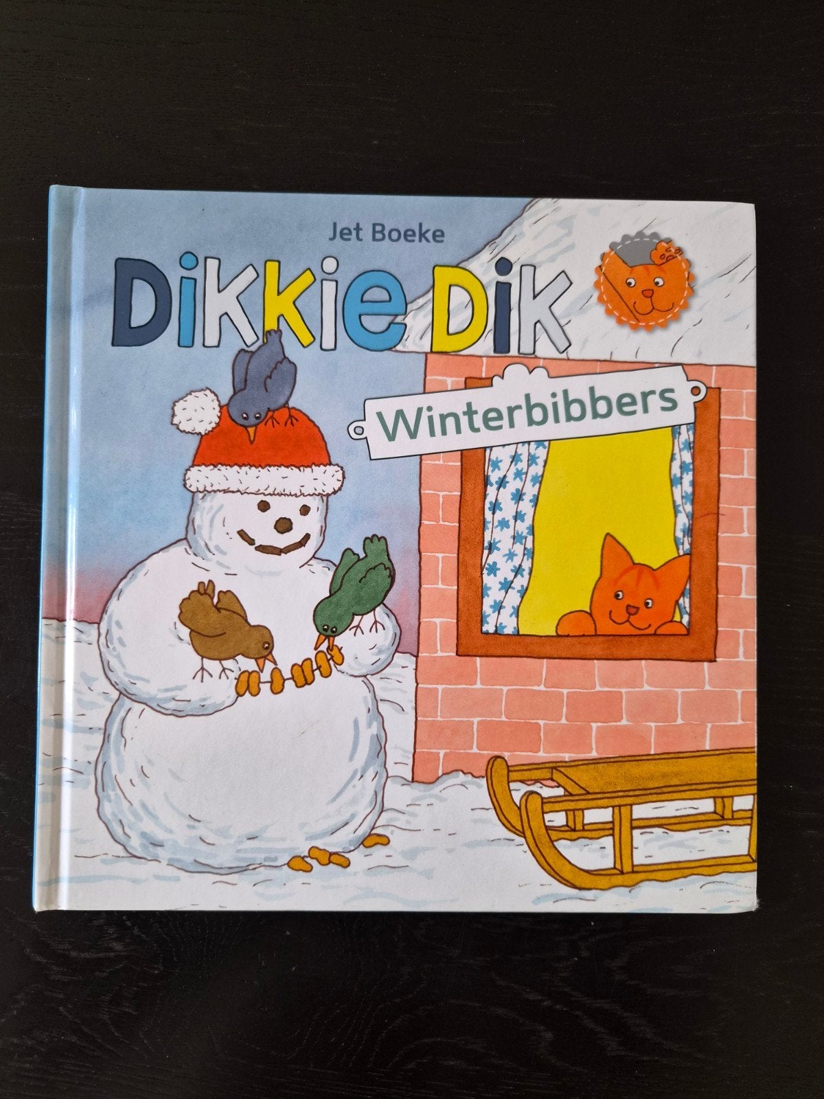 Dikkie Dik Winterbibbers - Jet Boeke, Gelezen, Jongen of Meisje, Ophalen of Verzenden, Voorleesboek
