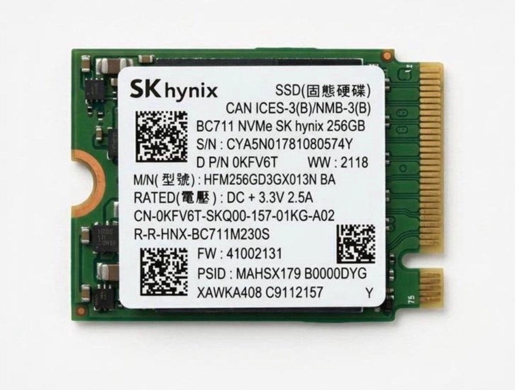 Hynix nvme 256GB 2230, Verzenden, Laptop, Overige aansluitingen
