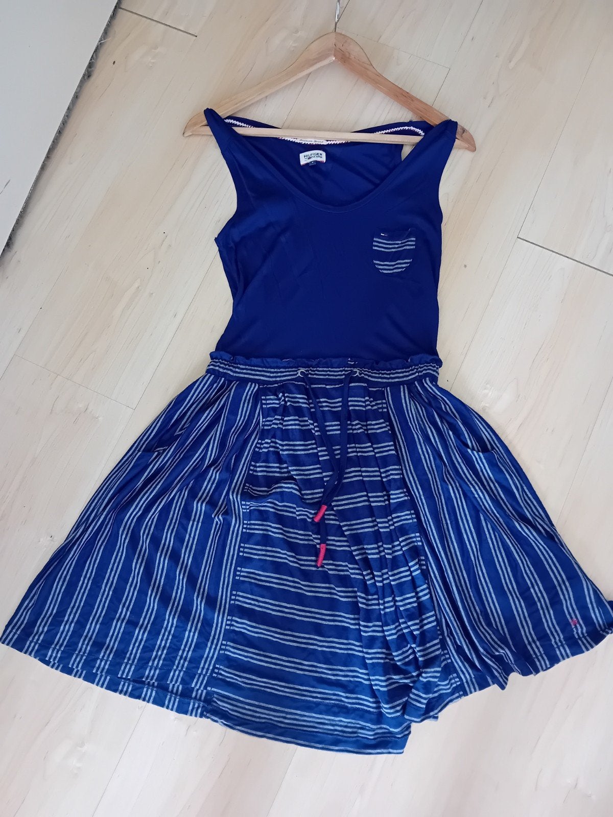 Tommy hilfiger jurkje maat s, Overige typen, Blauw, Ophalen of Verzenden, Zo goed als nieuw