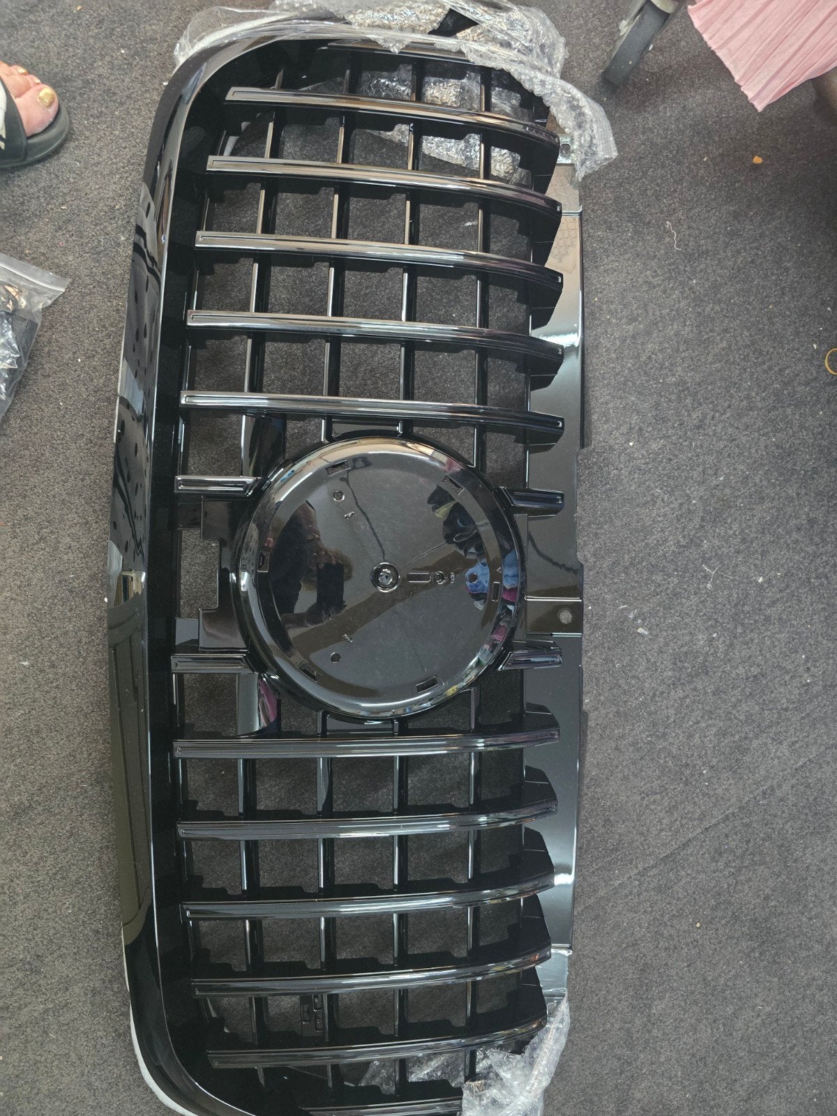 Nieuw Zwart Glanzend Grill voor Mercedes-Benz, Ophalen of Verzenden