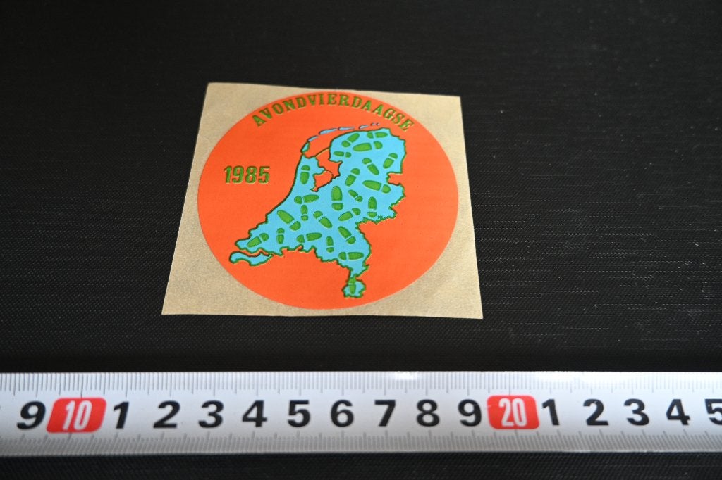 sticker wandelsport avondvierdaagse 1985 *, Verzamelen, Ophalen, Zo goed als nieuw